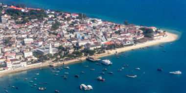 Sansibar, Stone Town aus der Luft