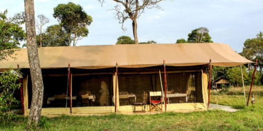 Serengeti Savannah Camps, Essenszelt