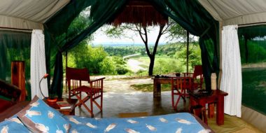 Tarangire Safari Lodge, Zelt mit Ausblick